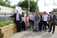 Charushila/Energy Garden - Acton Central Railway Station Flower Bed opening - 18/5/18